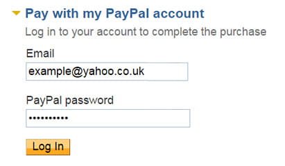 Confirm the Payment with Your PayPal Password